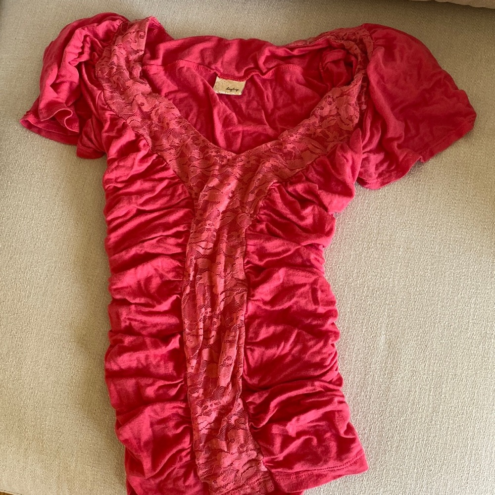 NWOT Daytrip ruched blouse top